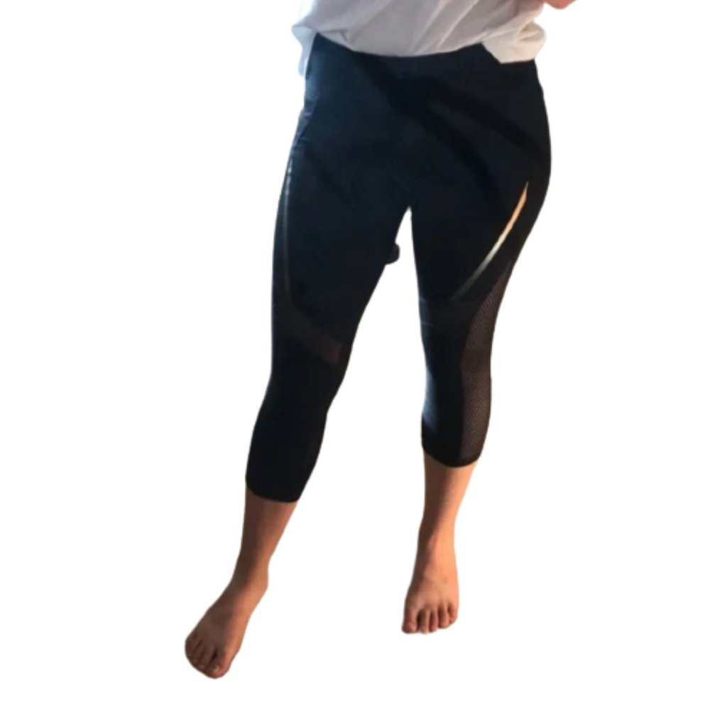Black Yoga Capris by Champion Size S